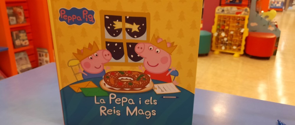 Cuento sobre la navidad de Peppa Pig y los reyes magos.