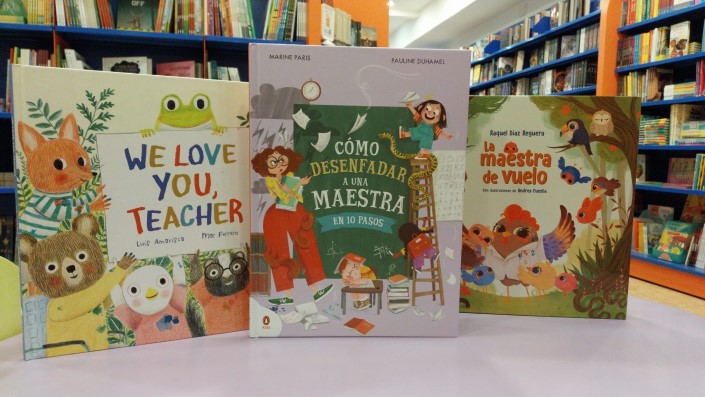 Cuentos para maestras que se pueden encontrar en la librería Sèneca Jove de Elche