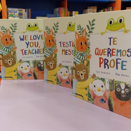 Cuento traducido a castellano, valenciano e inglés para regalar a las maestras.