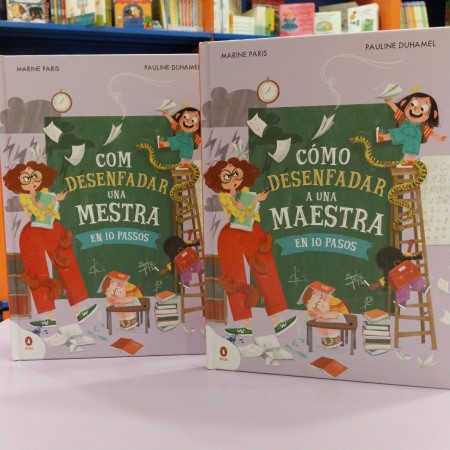 Cómo desenfadar a una maestra es una cuento para maestras en castellano y valenciano.