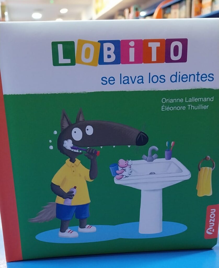Lobito se lava los dientes, cuento de Auzou para niños y niñas