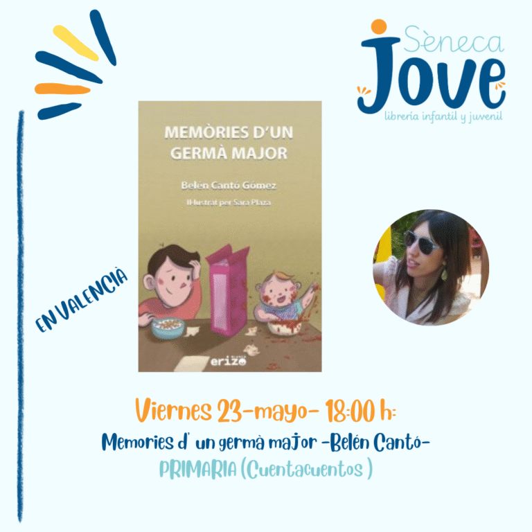 Animación lectora de Belén Cantó en la librería Sèneca Jove de Elche