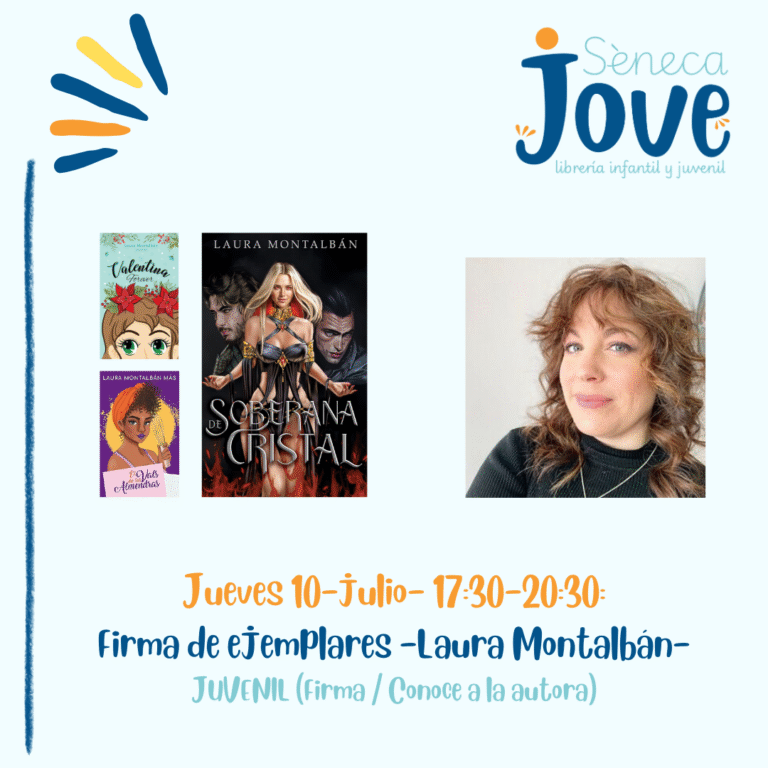 La autora de novela juvenil de fantasía y romántica, Laura Montalbán firma en Sèneca Jove