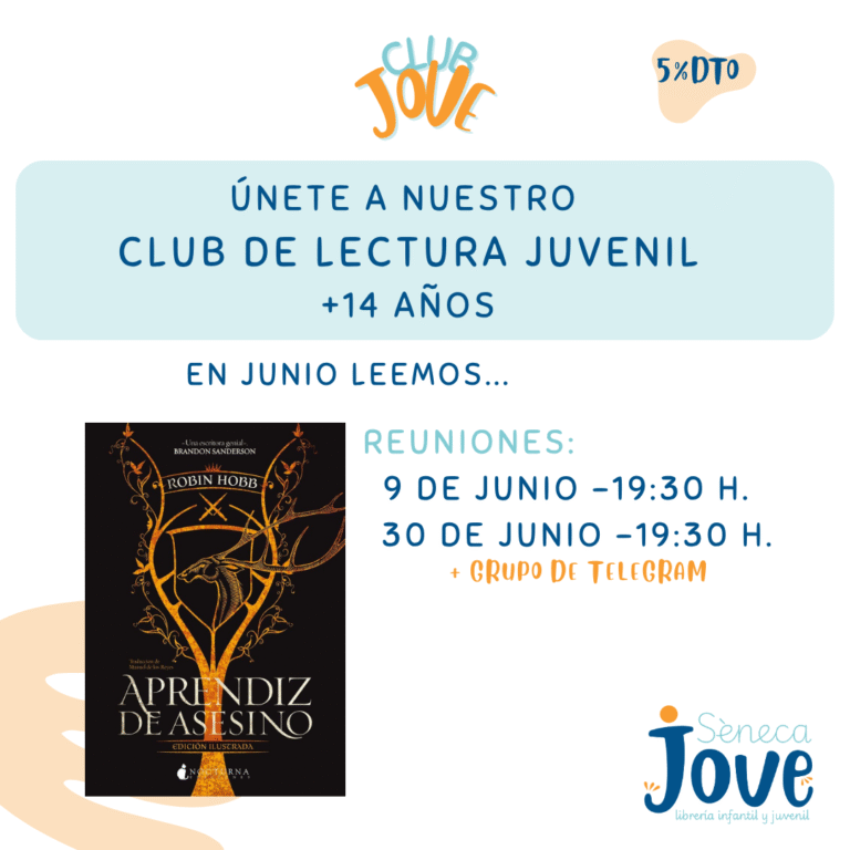 En junio leemos Aprendiz de asesino en el Club Jove de Elche.