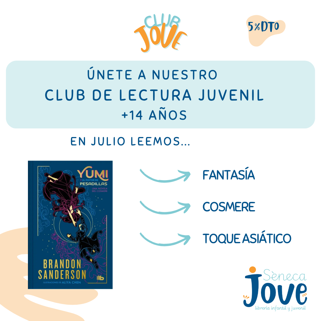 Reunión final de Yumi, el pintor de batallas de Brandon Sanderson en la que comentaremos con spoilers la lectura conjunta del Club Jove, el club de lectura juvenil de Elche.