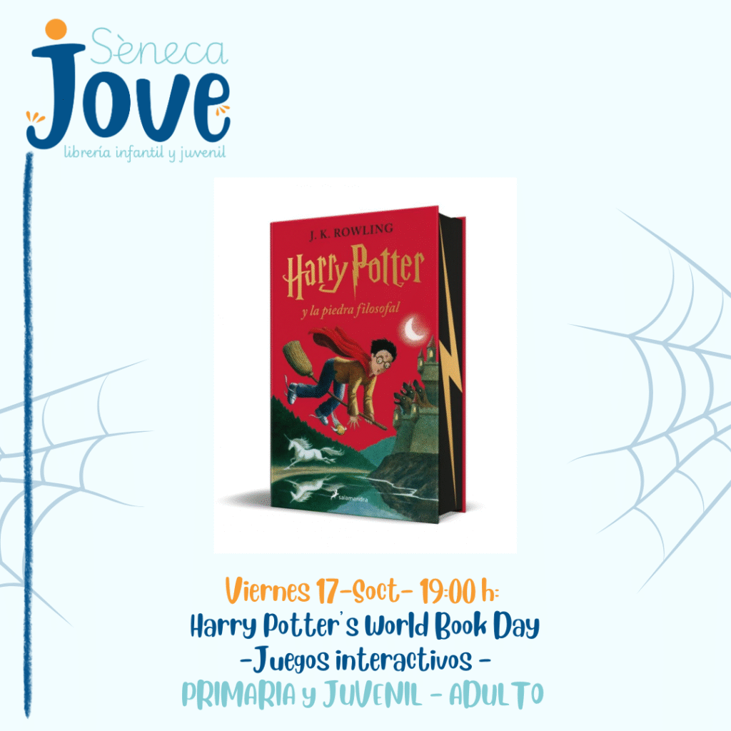 En el Día Mundial de Harry Potter en Sèneca Jove organizamos un evento anual muy especial, con juegos, preguntas y más.