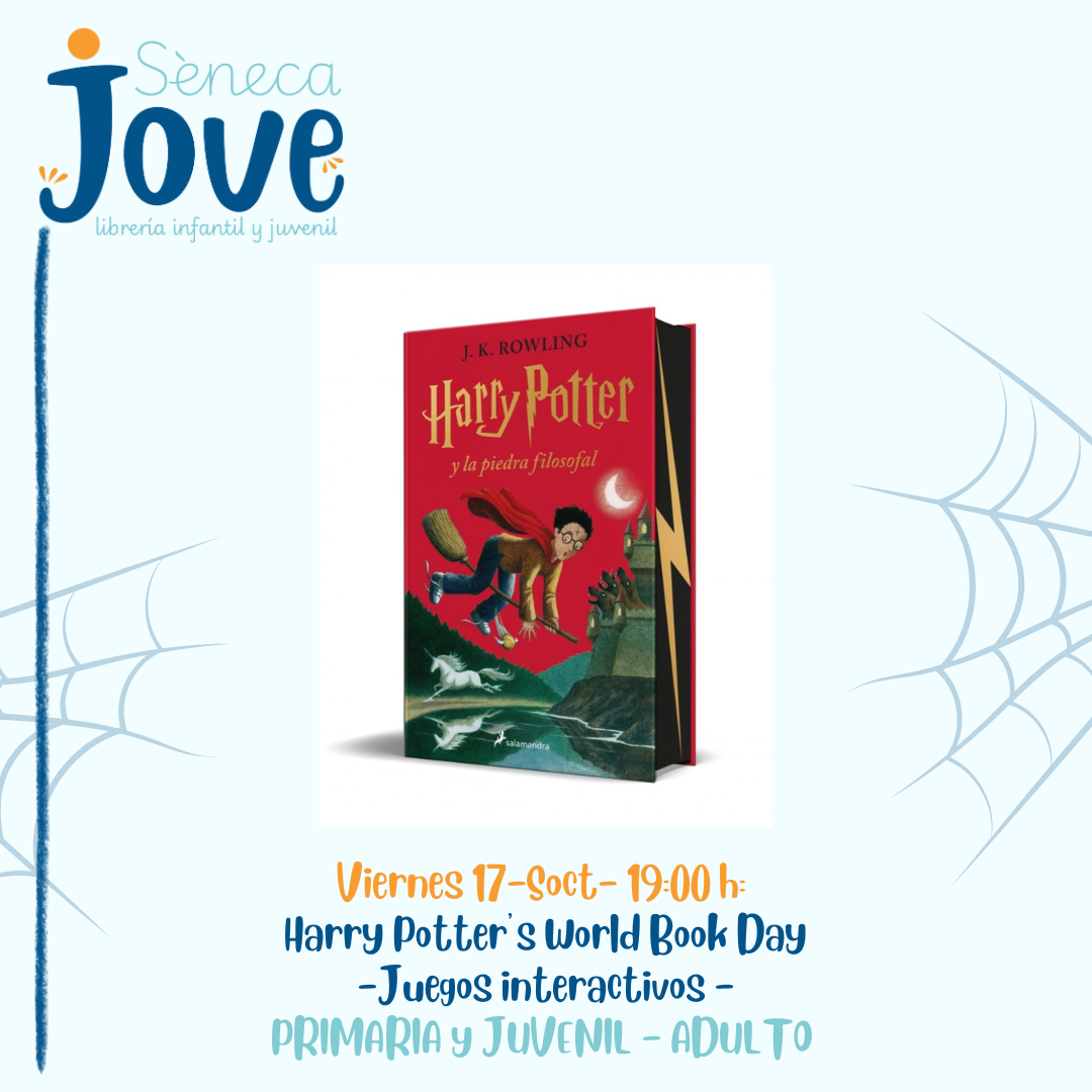 En el Día Mundial de Harry Potter en Sèneca Jove organizamos un evento anual muy especial, con juegos, preguntas y más.