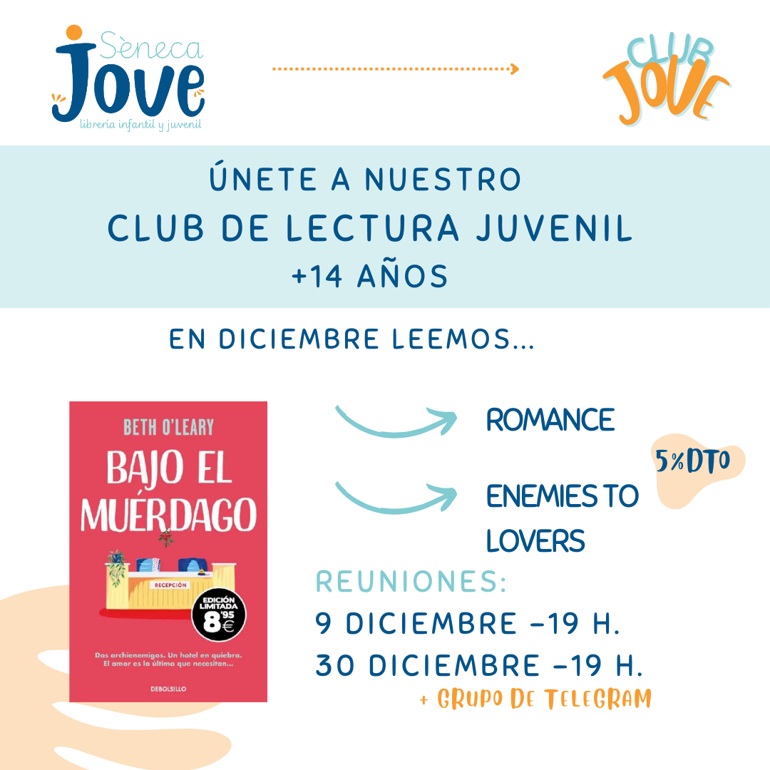 Bajo el muérdago, club de lectura juvenil Club Jove en Elche