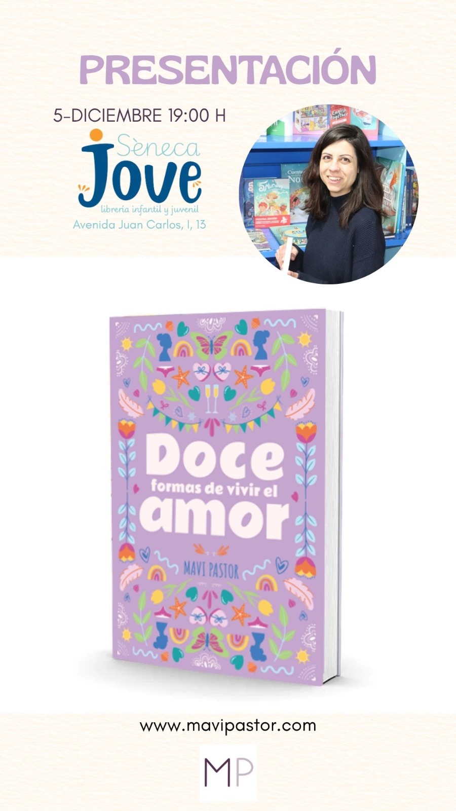 Presentación Doce Formas de Vivir el Amor, de Mavi Pastor