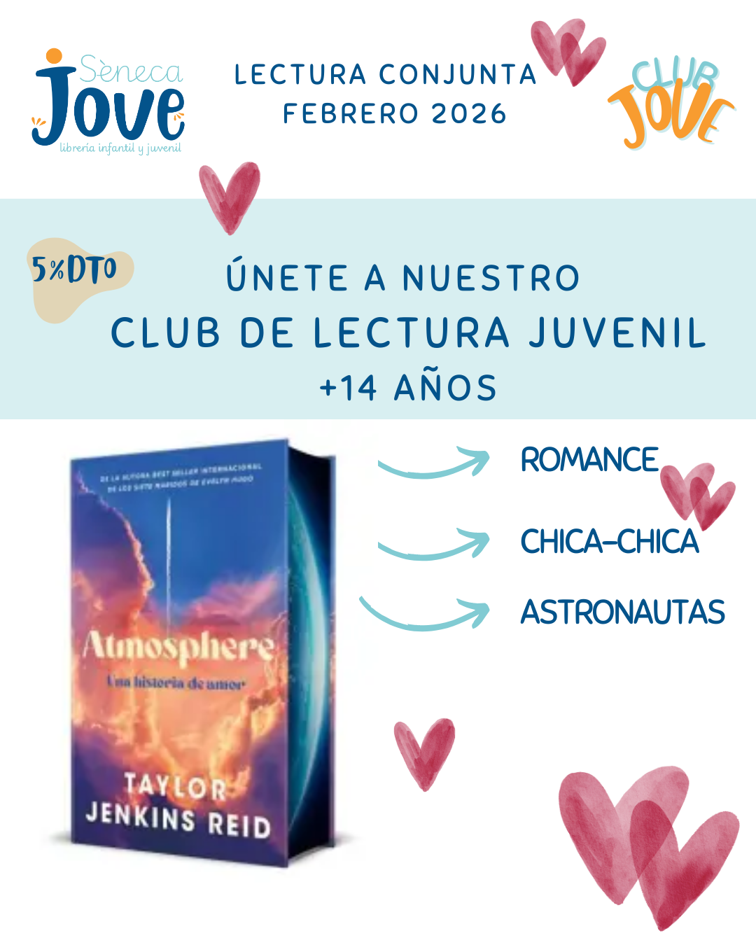 Atmosphere en el club de lectura Club Jove