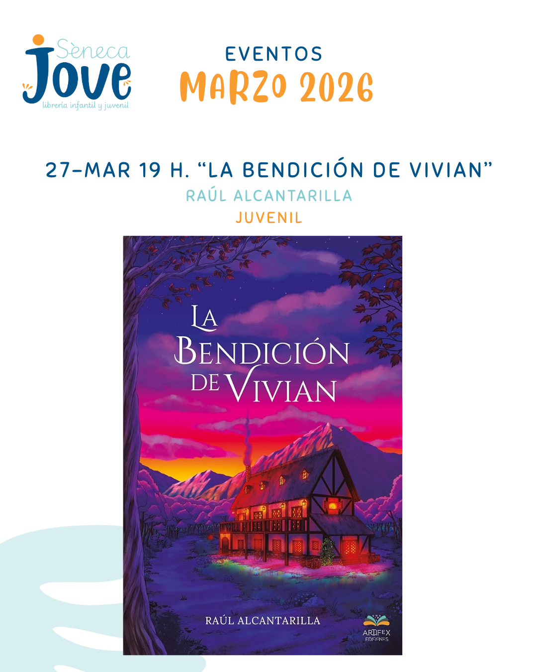 Presentación + firma "La bendición de Vivian" - Raúl Alcantarilla en Sèneca Jove