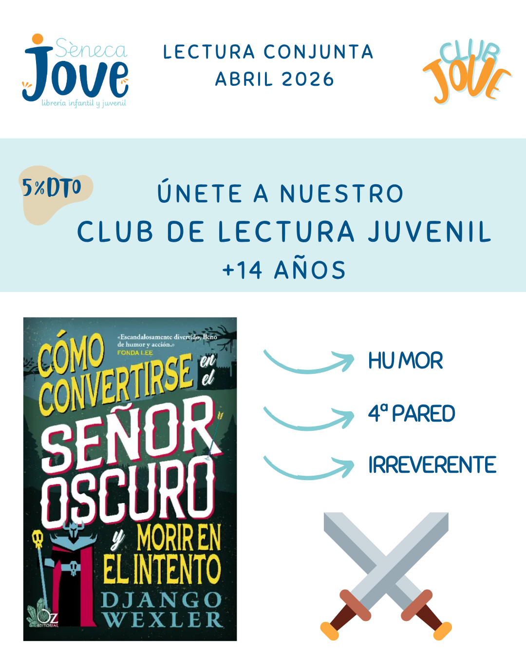 Reunión final Club de lectura de mayo, Como convertirse en el señor oscuro y morir en el intento