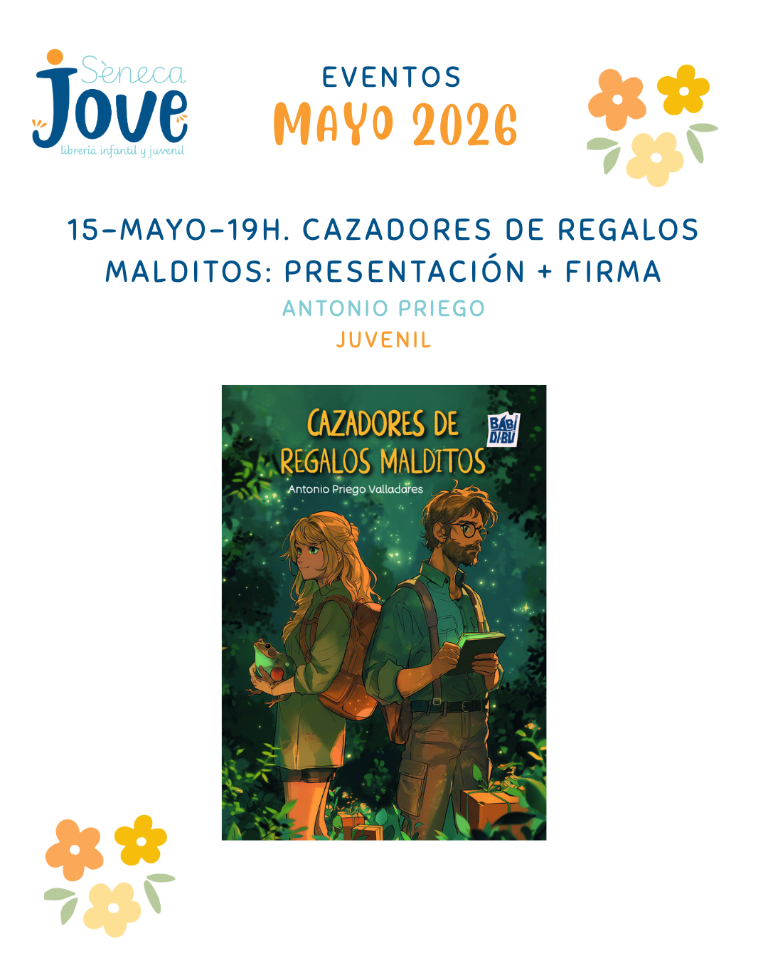 Presentación + firma: "Cazadores de regalos malditos"