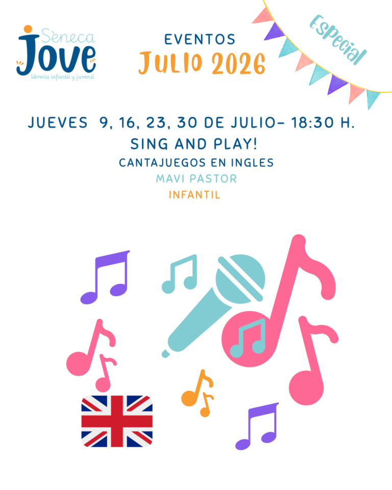 Cantajuegos en inglés -Sing and play en Sèneca Jove para niños de 0 a 6 años. Esta actividad no requiere inscripción y es gratuita.  Para los más pequeños, volvemos con nuestro Sing and Play, unas sesiones de cantajuegos en inglés muy apreciadas en años anteriores. Las sessiones son cada jueves a las 18:30 h en Sèeneca Jove (Avenida Juan Carlos I, 13, 03202 ELCHE).