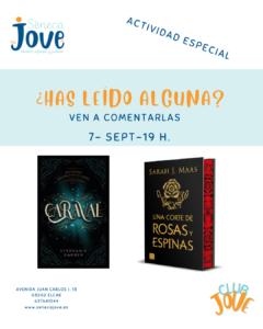 Comentario conjunto de Caraval y ACOTAR  en Sèneca Jove