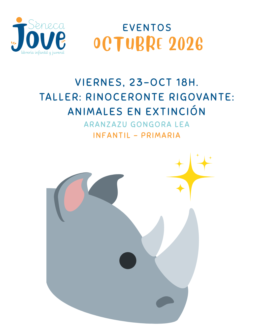 taller: rinoceronte RIGOVANTE: ANIMALES EN EXTINCIÓN