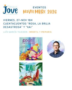 Cuentacuentos de Luís García Tejedor en Sèneca Jove de Elche